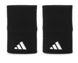 adidas Tennis Wristbands Sports Badminton Squash Sweatband Black 2 PC NW... - £19.28 GBP