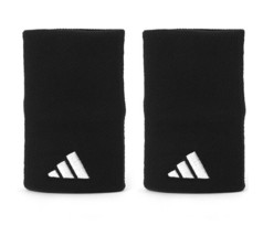 adidas Tennis Wristbands Sports Badminton Squash Sweatband Black 2 PC NW... - £19.18 GBP