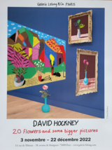 David Hockney - Original Exhibition Poster - Lelong Gallery Paris - 2022 - $236.55