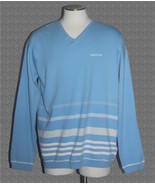 Adidas Blue White Performance Moisture Wicking Sweater Mn&#39;s XL NWT $80 DISC - $48.99
