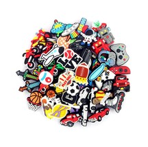 27 50 100Pcs Pack Shoe Decorations Charms for Boys - £43.35 GBP