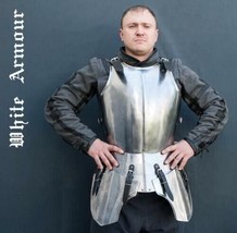 Medieval Half Armor fantasy Chest Cuirass Body Armor Wearable Cosplay Metal Prop - £205.19 GBP
