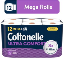 Ultra Comfort Toilet Paper, 12 Mega Rolls - £23.27 GBP