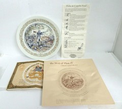 The Story of Plate IV Lafayette Legacy Collection Plate No.132 - £16.94 GBP