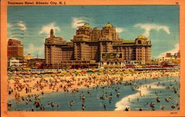 Linen Postcard - The Traymore Hotel, Atlantic City, Nj BK52 - £2.35 GBP