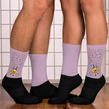 Cute Pumpkin Halloween Silly Stars Dulux Damson Dream Foot Sublimated Socks - £10.36 GBP