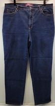 L7) Women&#39;s Gloria Vanderbilt Amanda Embroidered Blue Jeans Pants Size 1... - $14.84