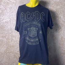 AC/DC TShirt Mens Large  “Dirty Deeds Done Dirt Cheap”  2014 Black  Size L - $14.73