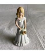 Growing Up Birthday Girls Age 14 Figurine Vintage 1981 Enesco Blonde Hai... - $15.00