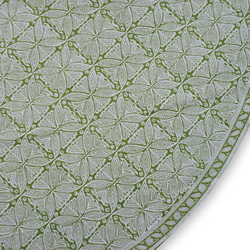 Tablecloth - Round - Square Flower - $203.76