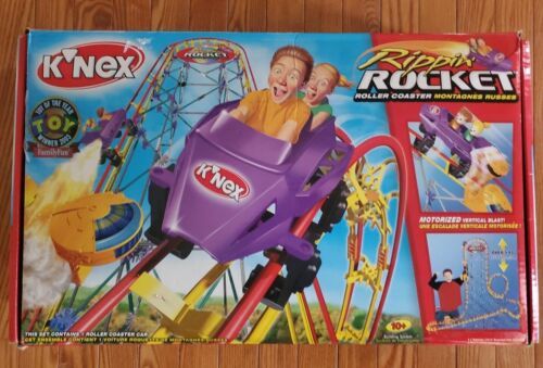 K'NEX Rippin' Rocket Roller Coaster Building Set - 100% Complete - 63166 63105 - $145.50