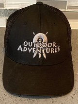 Outdoor Adventures Richardson 110 Flexfit R-FLEX S-M Black Trucker Mesh Back Hat - $9.64