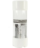 White VIEWTAINER small parts CONTAINER 2&quot; x 6&quot; clear tUbe slit Cap Stora... - $30.88 CAD