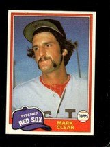 1981 Topps Traded #748 Mark Clear Nmmt Red Sox Nicely Centered *X82269 - £3.08 GBP