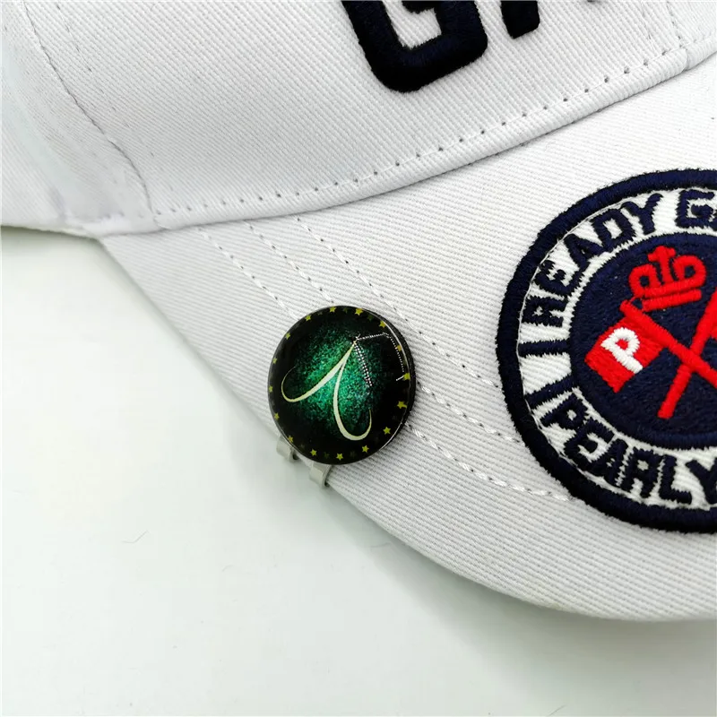 Tellations golf ball marker with magnetic hat clip simple pattern style various designs thumb200