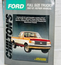Chiltons Ford Full Size Trucks Repair Manual 1987 to 91 F Series Bronco Wiring - £23.48 GBP