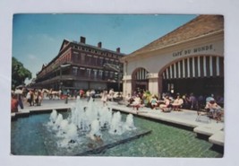 Postcard Cafe Du Monde Pontalba Apartments New Orleans Louisiana Usa - £9.26 GBP