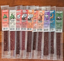 Buffalo Bob&#39;s Exotic Game Jerky - 10 Pack Variety Bundle **FREE SHIPPING** - $17.50