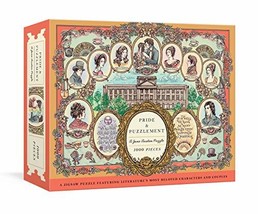 Pride and Puzzlement: A Jane Austen Puzzle: A 1000-Piece Jigsaw Puzzle F... - £11.89 GBP