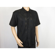 Men Silversilk 2pc walking leisure Matching Suit Italian woven knits 51016 Black image 4