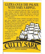 1979 Cutty Sark Scots Whisky Print Ad Vintage 8.5&quot; x 11&quot; - $20.06