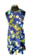 Jessica Howard Dress Women&#39;s Size 10 P Multicolor Floral on Navy Blue Sl... - £21.57 GBP