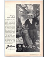 1950s Jantzen Ken Venturi Sweater PRINT AD Pro Golfer at Cypress Point BX2 - $174.13 MXN