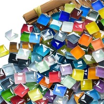 DIY Mosaic Tiles for Crafts Colorful Glass Mosaic Kits for Adults 460 Pcs Bulk S - £18.36 GBP