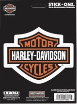 HARLEY DAVIDSON MOTORCYCLES CLASSIC LOGO 5.5&quot; STICKER DECAL - £14.93 GBP