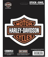 HARLEY DAVIDSON MOTORCYCLES CLASSIC LOGO 5.5&quot; STICKER DECAL - £14.90 GBP