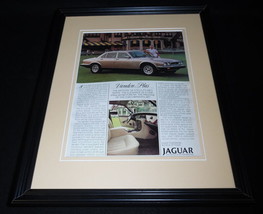 1987 Jaguar Vanden Plas Framed 11x14 ORIGINAL Vintage Advertisement - $34.64