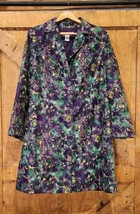 Roamans Womens Button Up Jacket Size 16W Colorful Lightweight Casual Dre... - $665.26 MXN