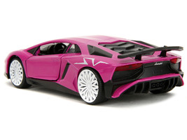 Lamborghini Aventador SV Pink &quot;Pink Slips&quot; Series 1/32 Diecast Model Car... - £24.44 GBP