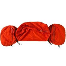 Vintage Morgan Rear Horse Saddle Pannier Bags – Zippered Coated Nylon Tr... - $109.99