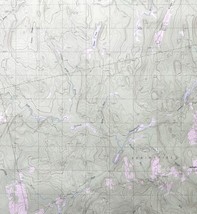 Map Springfield Maine 1988 Topographic Geological Survey 1:24000 27 x 22... - $44.99