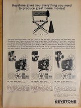 Vintage Ad Keystone Movie Camera &#39;Everything You Need To Produce Movies&#39;... - £6.74 GBP