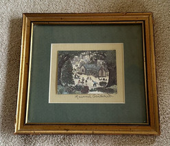 Ravenel Gaillard &quot;Winter&quot; 4 Seasons Low Country Print Hand Signed Framed Matted - £17.32 GBP