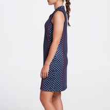 NWT Ladies LADY HAGEN Americana NAVY Sleeveless Golf Tennis Polo Dress S M L image 3
