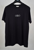 Oro T-Shirt Black Cotton SS XL Mens USA - £23.53 GBP