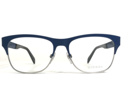 Diesel Eyeglasses Frames DL5119 col.092 Blue Silver Square Full Rim 54-16-145 - £44.95 GBP