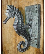 Cast Iron Antique Style Nautical SEAHORSE Door Knocker Green Finish Sea ... - £19.74 GBP