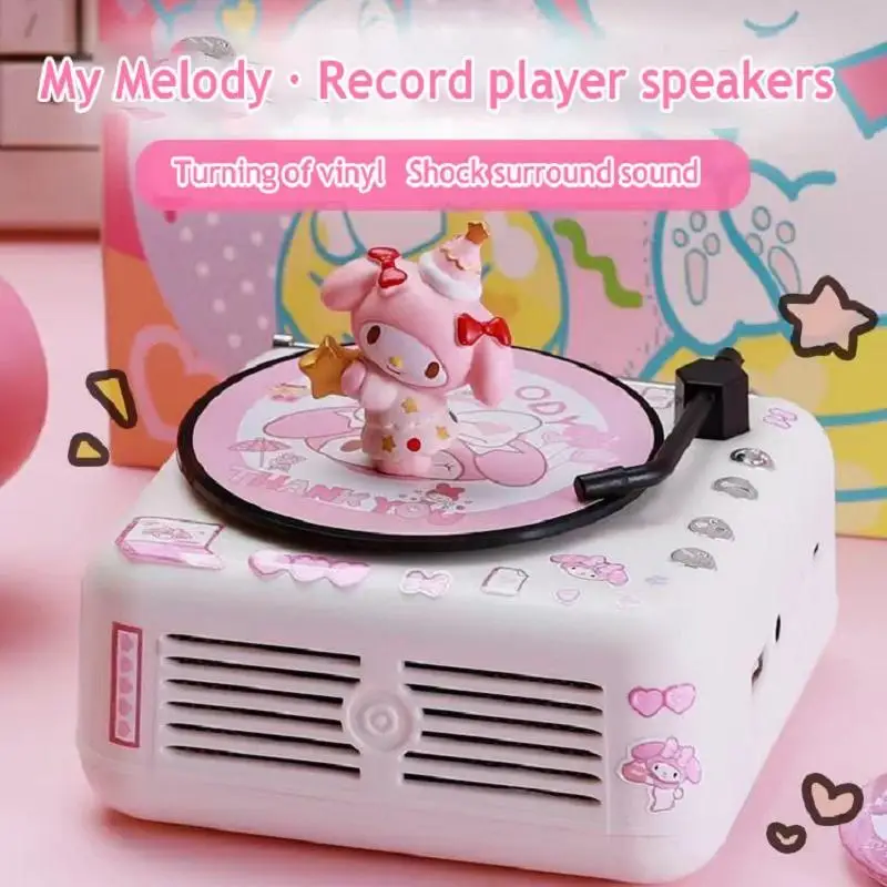 Kawaii Anime Sanrio Hellokitty My Melody Kuromi Bluetooth Speaker Diy Ornaments - £25.60 GBP+