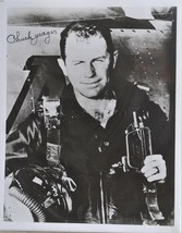 Chuck Yeager Signed Photo - U.S. Flying Ace, record-setting Test Pilot W Coa - £250.84 GBP