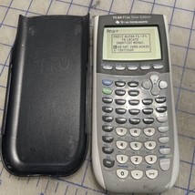 Texas Instruments TI-84 Plus Silver Edition Graphing Calculator W/ Cover... - $27.55