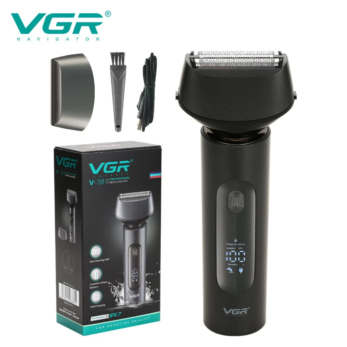VGR Razor Waterproof Beard Shaver Professional Electric Razor Portable B... - $37.88+