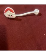 Santa Flower Clouds shape Silicone Straw Cover Caps Christmas Protective... - $201.61 MXN