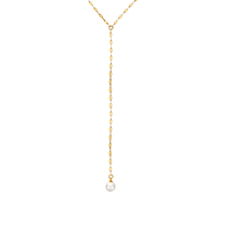 Kings Collection Baylee Fringed Faux Pearl Necklace - £14.93 GBP