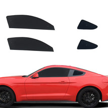 Fit For Ford Mustang 2015-2022 Thick Black Side Window Privacy Shade Cover 4pcs - £39.61 GBP