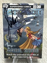 2006 SUPERVERSE ZOOM SUIT COMIC CON PROMO CARDS JOHN TADDEO AUTOGRAPH # 1 - $240.59 MXN