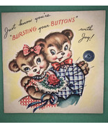 Just know you&#39;re &quot;BURSTING your BUTTONS&quot; with Joy! Happy Anniversary Card - $468.86 MXN